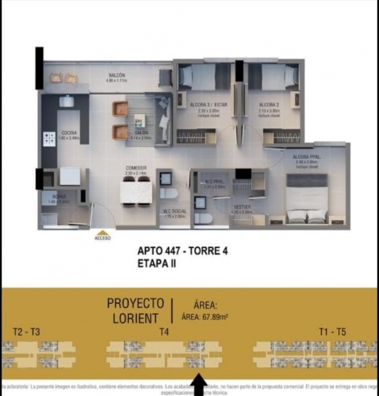Apartamento en Mirador, La Ceja